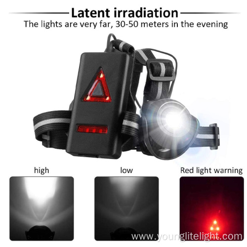 Rechargeable Vest Light Chest Back Safety Warning Light